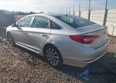 2015 Hyundai Sonata Sport z USA, uszkodzony, nr VIN 5NPE34AF3FH034775